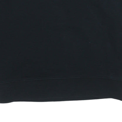 Nike Girls Black XL Fleece Pullover Sweatshirt with Logo Graphic