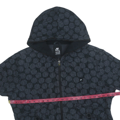 Mens UK Size L Nike Black Full Zip Hoodie