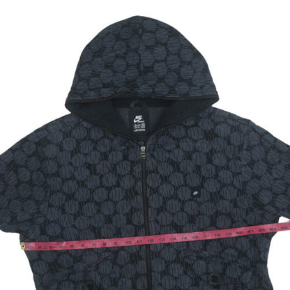 Mens UK Size L Nike Black Full Zip Hoodie