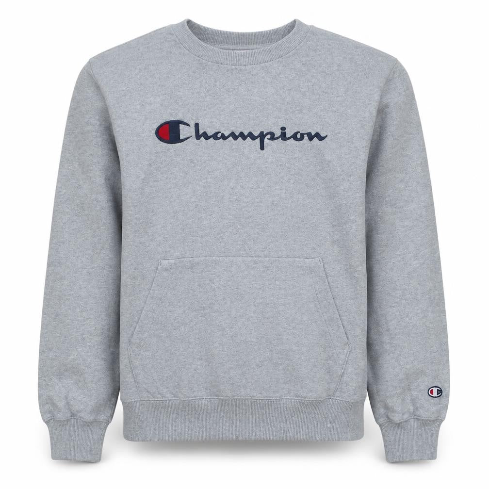 Mens UK Size L Champion Grey Pullover Sweatshirt
