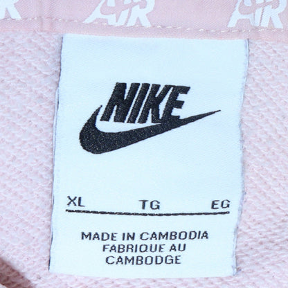 Womens UK Size XL Nike Pink Pullover Hoodie