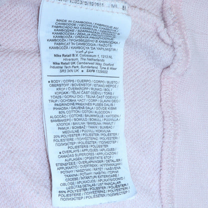 Womens UK Size XL Nike Pink Pullover Hoodie