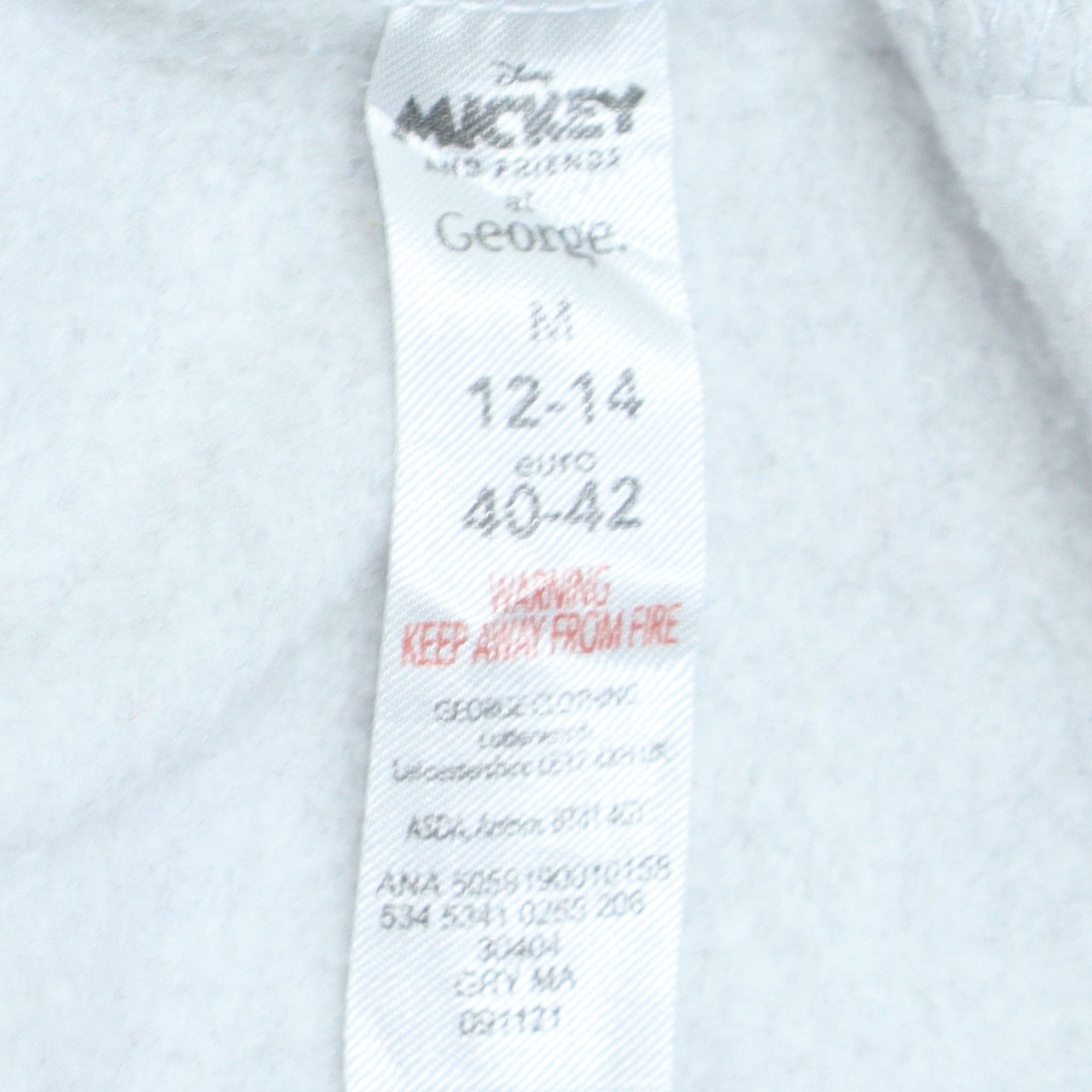 Womens UK Size 12-14 George Grey Pullover Hoodie