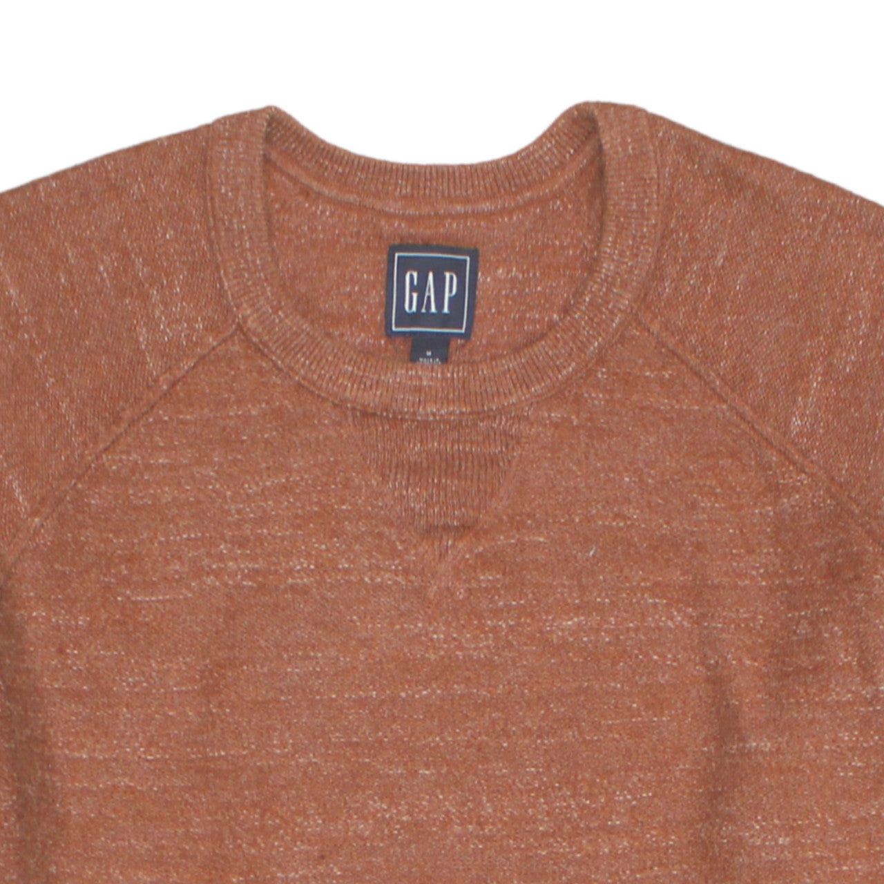 Mens UK Size M Gap Brown Pullover Jumper