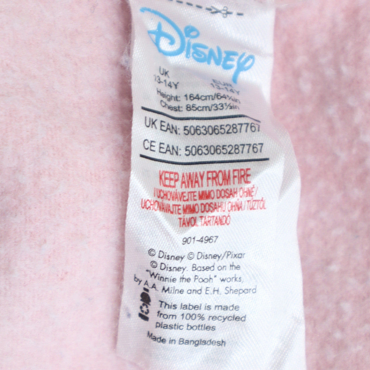 Teens UK Size 14 Disney Multicoloured Pullover Sweatshirt