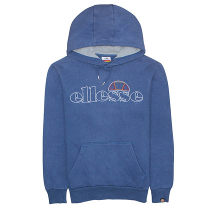 Mens UK Size M ellesse Blue Pullover Hoodie
