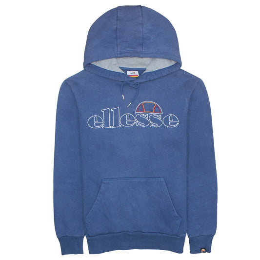 Mens UK Size M ellesse Blue Pullover Hoodie