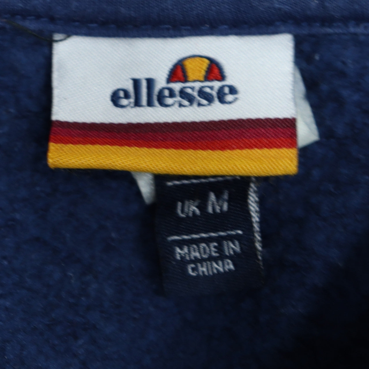 Mens UK Size M ellesse Blue Pullover Hoodie