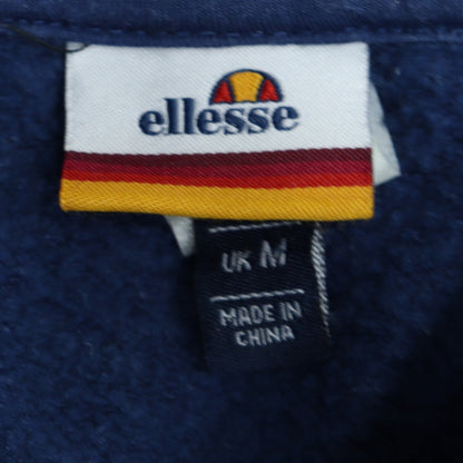 Mens UK Size M ellesse Blue Pullover Hoodie