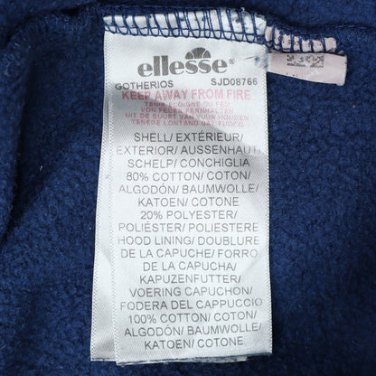 Mens UK Size M ellesse Blue Pullover Hoodie