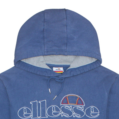 Mens UK Size M ellesse Blue Pullover Hoodie