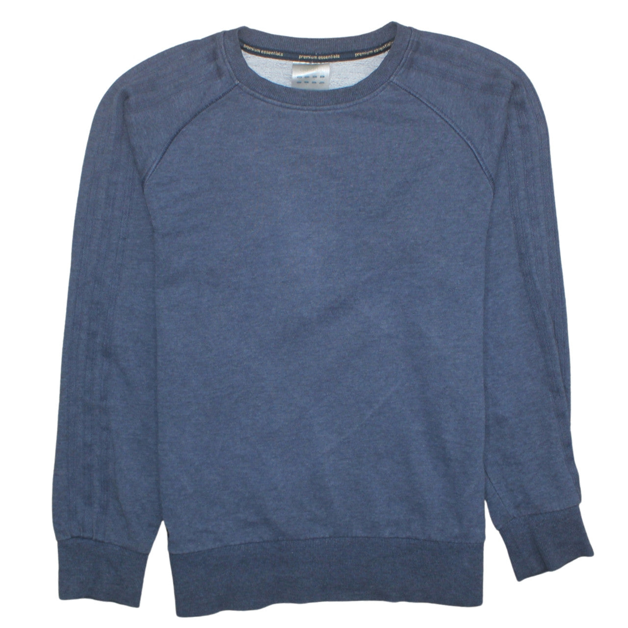 Mens UK Size M adidas Blue Pullover Sweatshirt