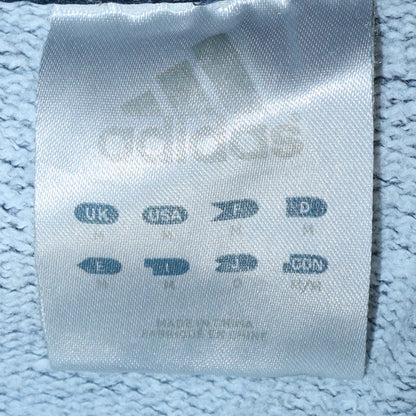 Mens UK Size M adidas Blue Pullover Sweatshirt