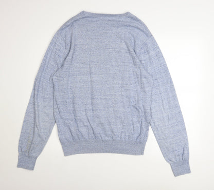 Mens UK Size L Marks and Spencer Blue Pullover Jumper