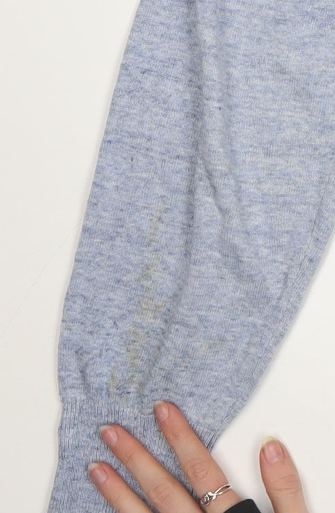 Mens UK Size L Marks and Spencer Blue Pullover Jumper