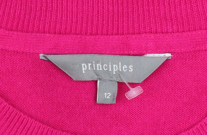 Womens UK Size 12 Principles Pink Pullover Jumper