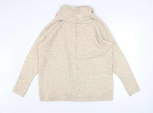 Womens UK Size M Wallis Beige Pullover Jumper
