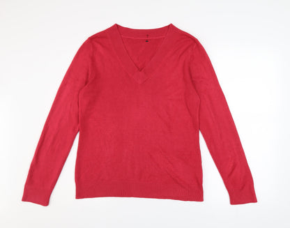 Womens UK Size 14 BHS Pink Pullover Jumper