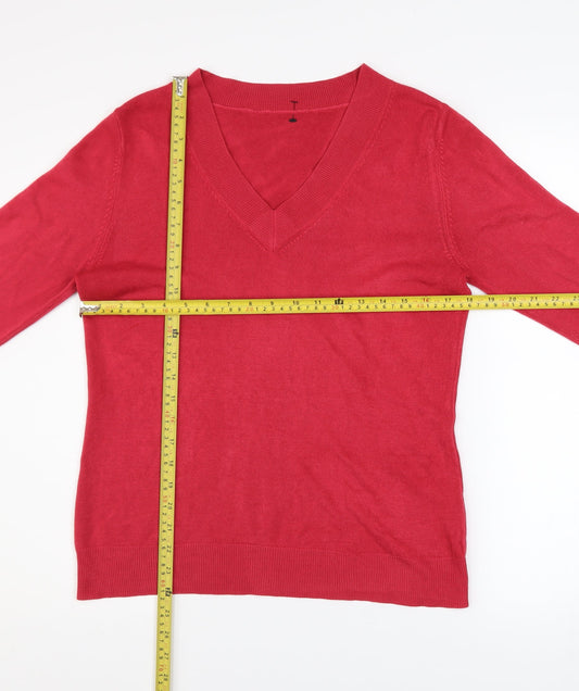 Womens UK Size 14 BHS Pink Pullover Jumper