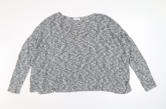 Womens UK Size 14 Swell Grey Pullover Jumper
