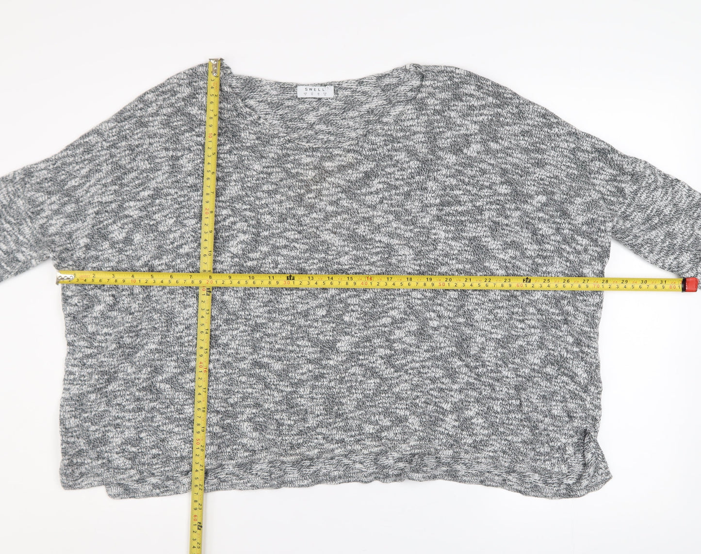 Womens UK Size 14 Swell Grey Pullover Jumper