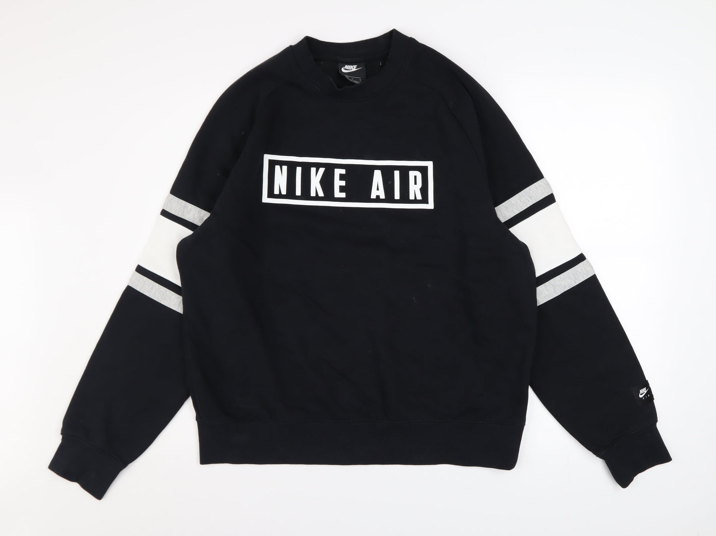 Mens UK Size M Nike Black Pullover Sweatshirt
