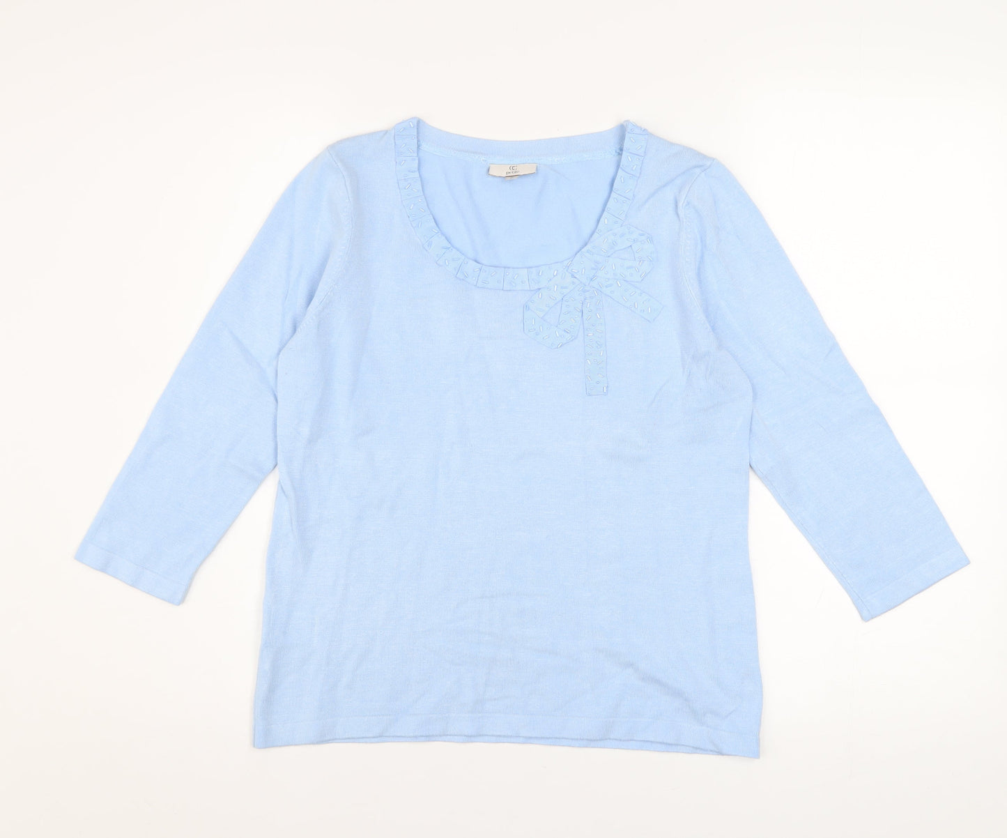 Womens UK Size S CC Blue Pullover Jumper