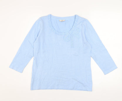 Womens UK Size S CC Blue Pullover Jumper