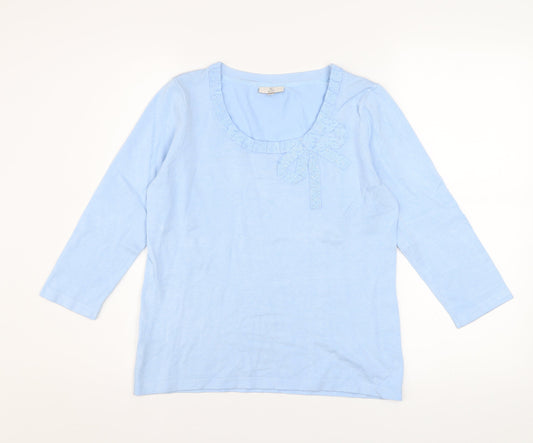 Womens UK Size S CC Blue Pullover Jumper