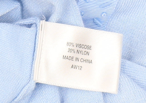 Womens UK Size S CC Blue Pullover Jumper