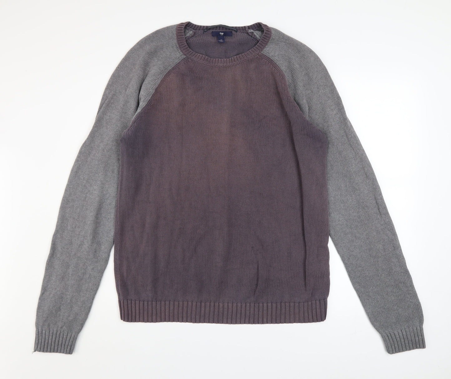 Mens UK Size L Gap Grey Pullover Jumper