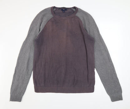 Mens UK Size L Gap Grey Pullover Jumper