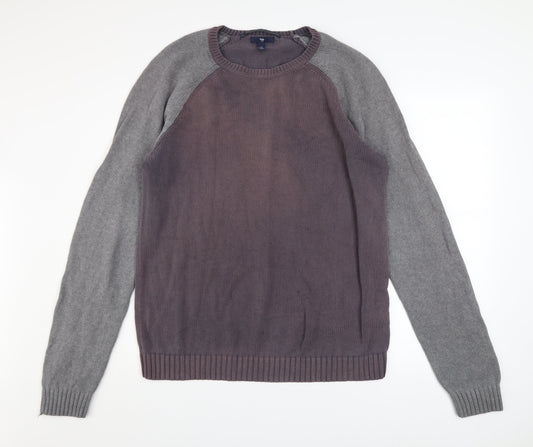 Mens UK Size L Gap Grey Pullover Jumper