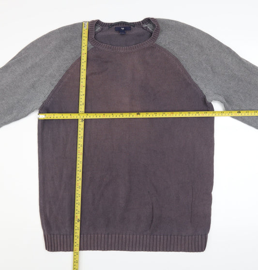 Mens UK Size L Gap Grey Pullover Jumper
