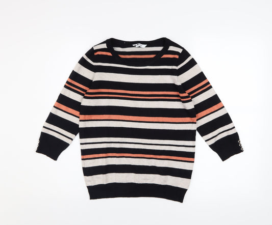 Womens UK Size 10 BHS Multicoloured Pullover Jumper