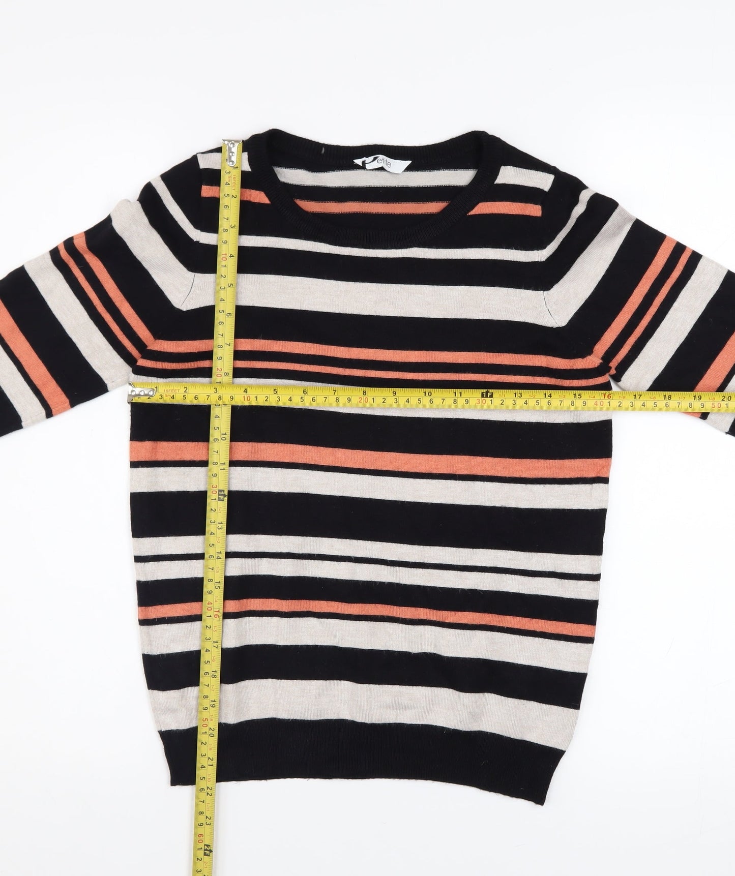 Womens UK Size 10 BHS Multicoloured Pullover Jumper