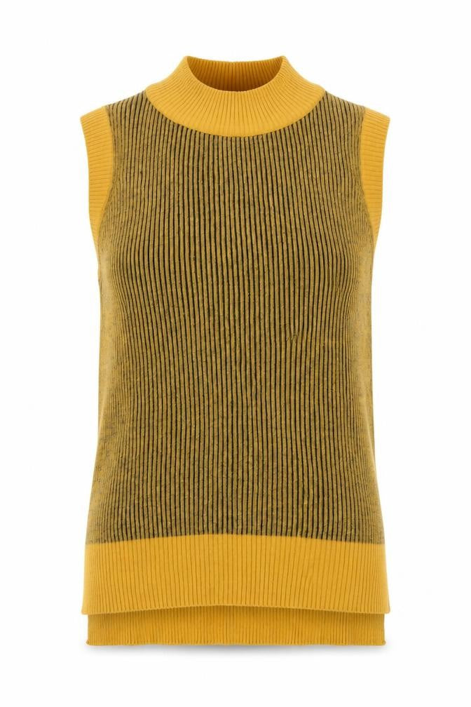 Womens UK Size 10 TU Yellow Vest Jumper