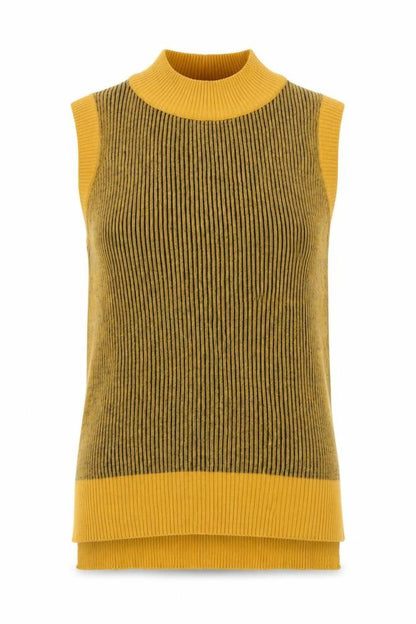Womens UK Size 10 TU Yellow Vest Jumper