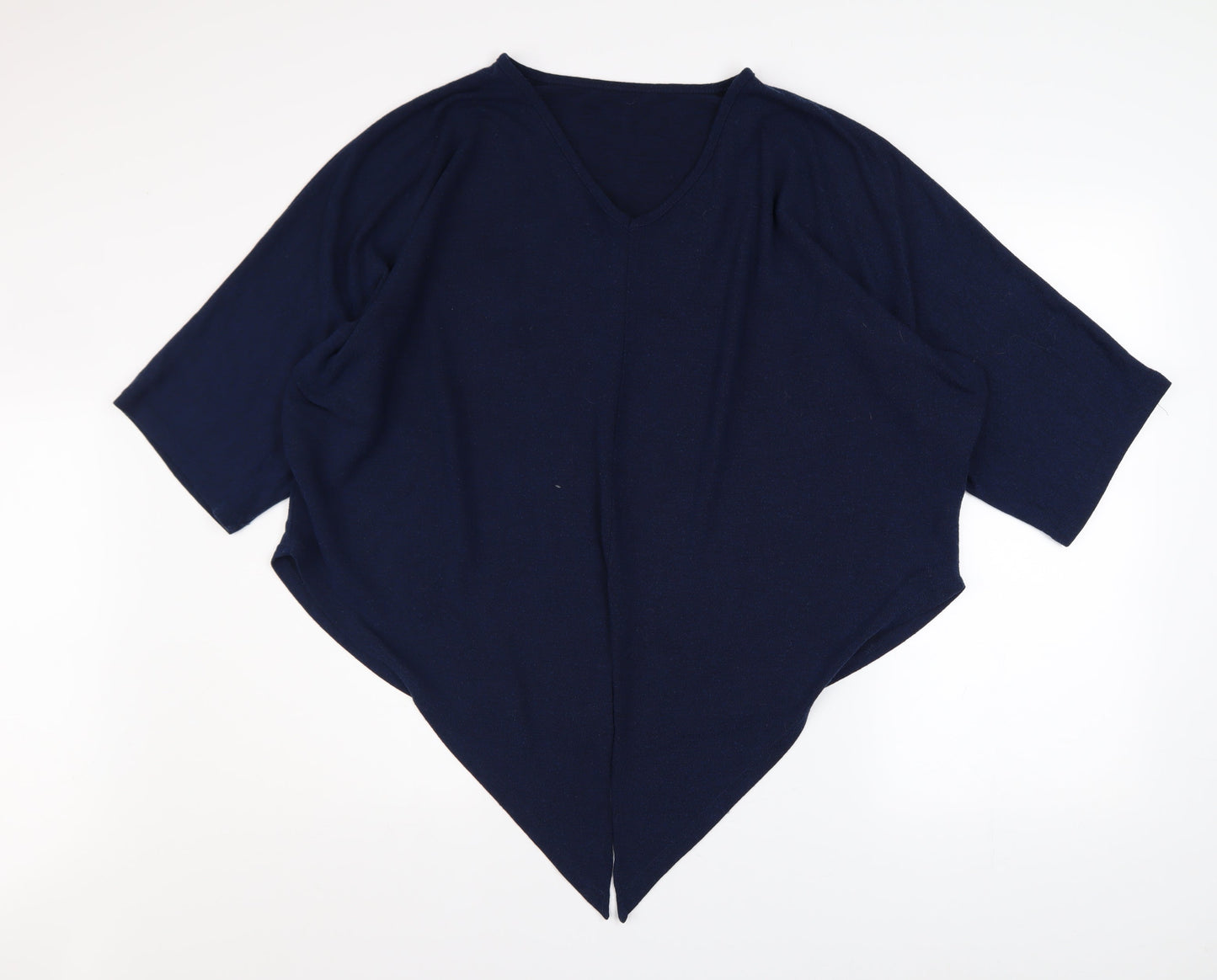 Womens UK Size M Apricot Blue Tunic Blouse