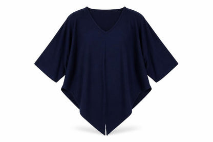 Womens UK Size M Apricot Blue Tunic Blouse