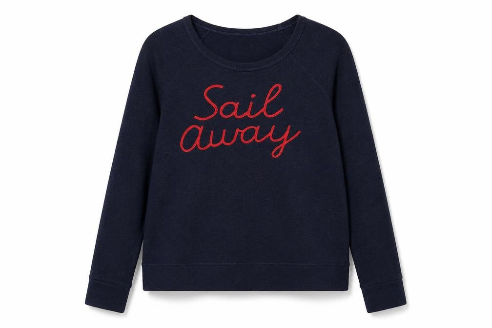 Womens UK Size 10 Sundry Blue Pullover Sweatshirt