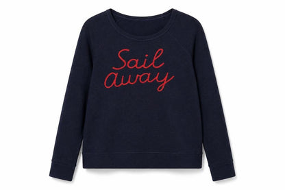 Womens UK Size 10 Sundry Blue Pullover Sweatshirt