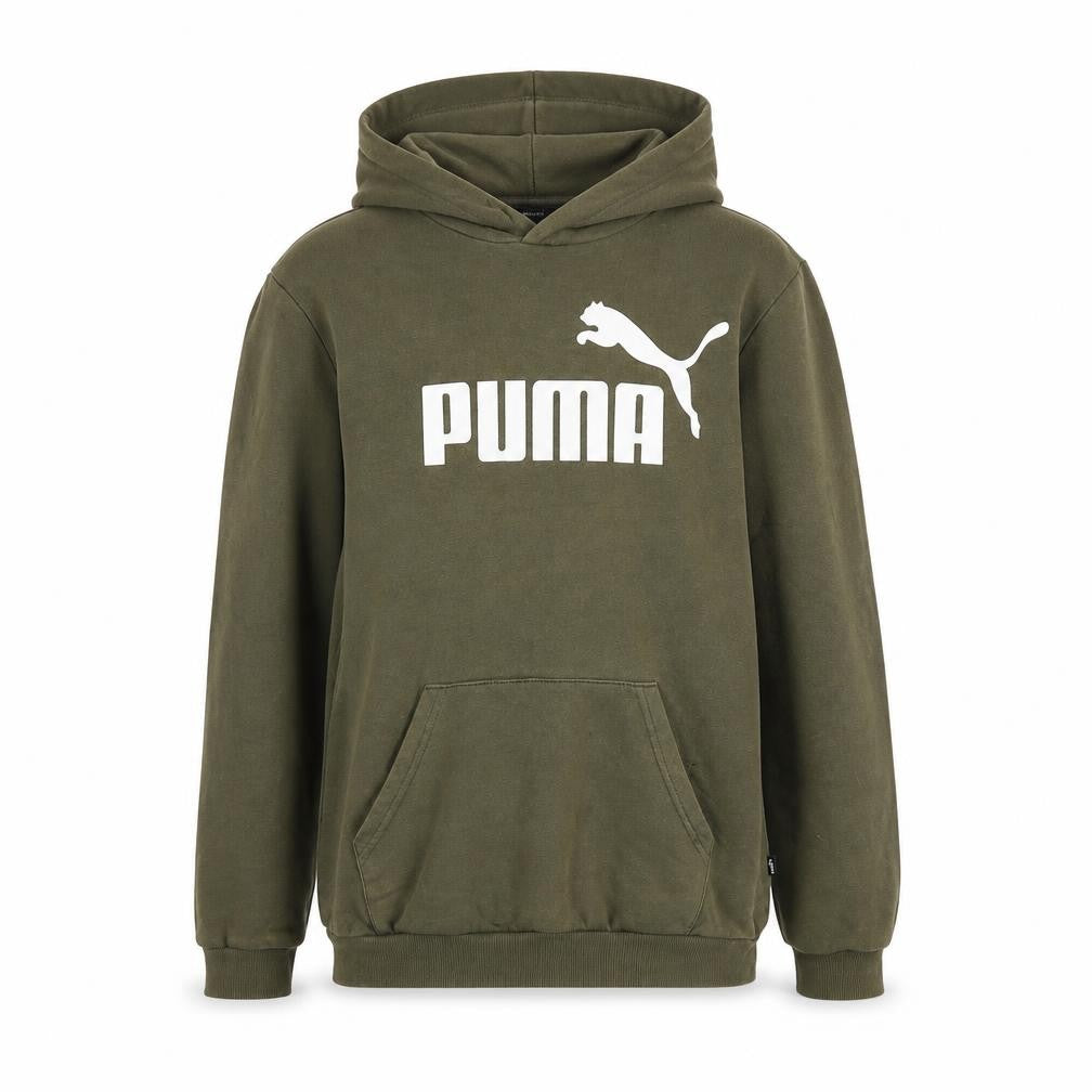 Boys UK Size 16 Years PUMA Green Pullover Hoodie