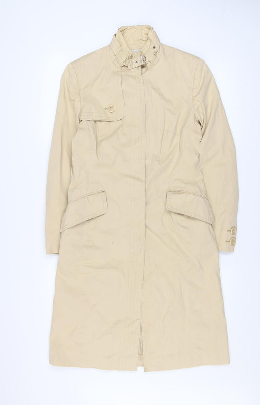 Womens UK Size 8 Karen Millen Beige Trench Coat