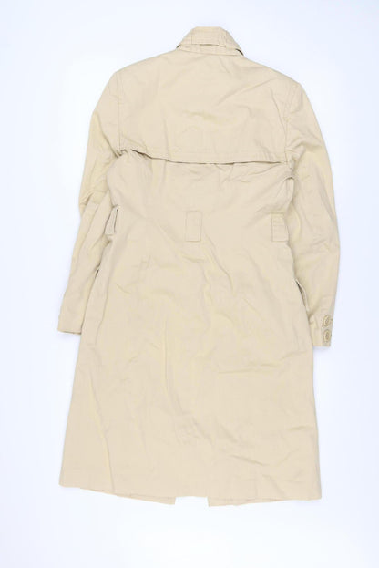 Womens UK Size 8 Karen Millen Beige Trench Coat