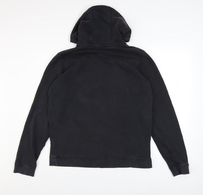 Mens UK Size L Nike Black Pullover Hoodie