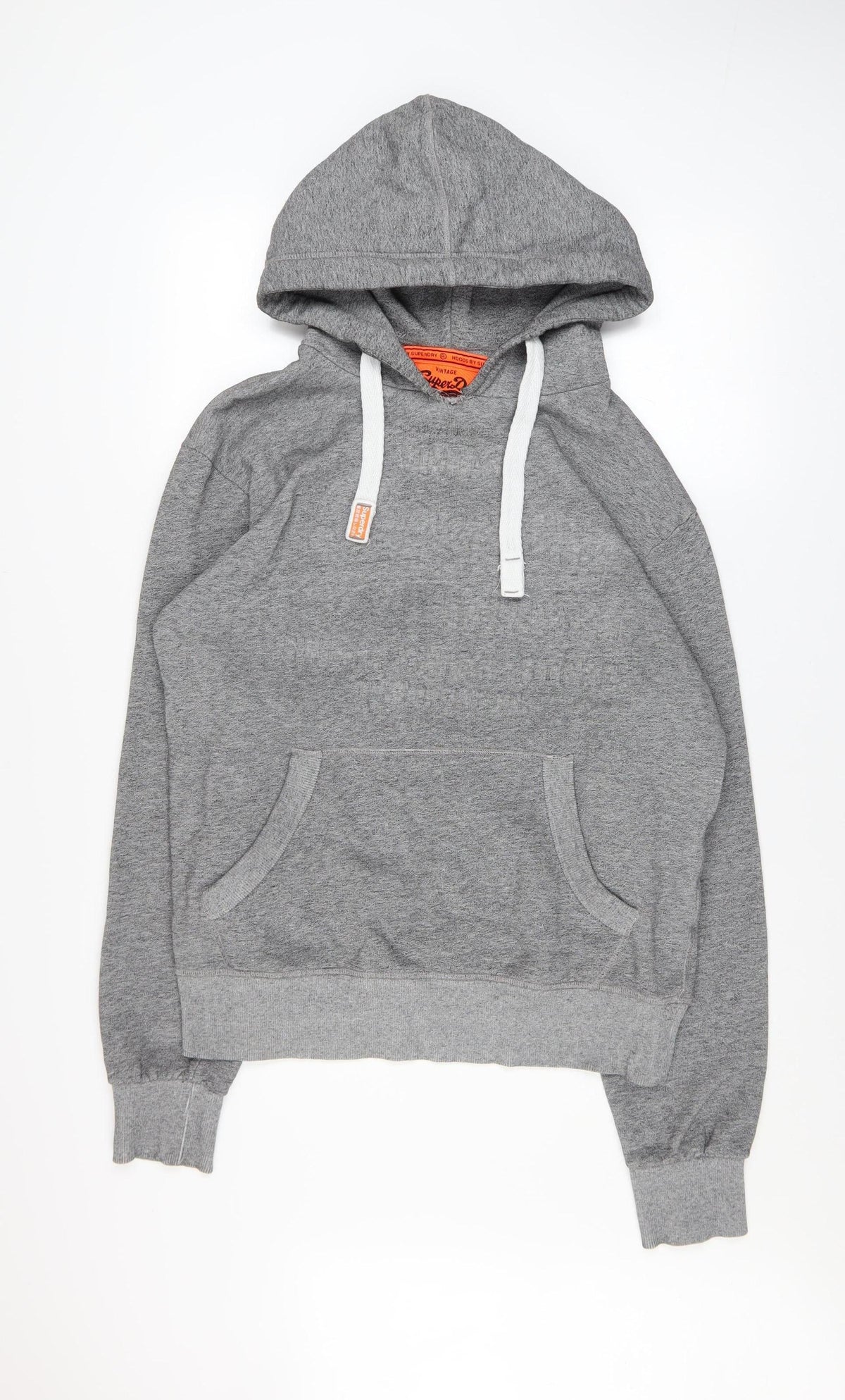 Mens UK Size M Superdry Grey Pullover Hoodie