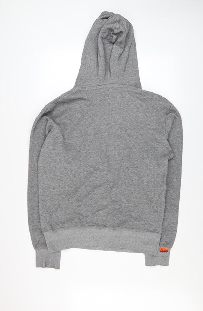 Mens UK Size M Superdry Grey Pullover Hoodie