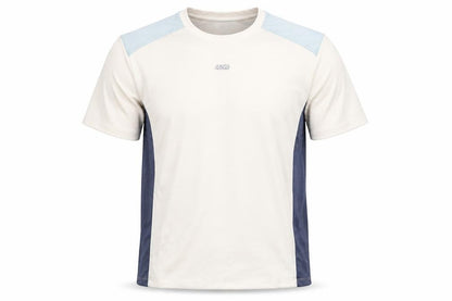 ASOS 4505 Men's Beige Colourblock Athletic T-Shirt Size L