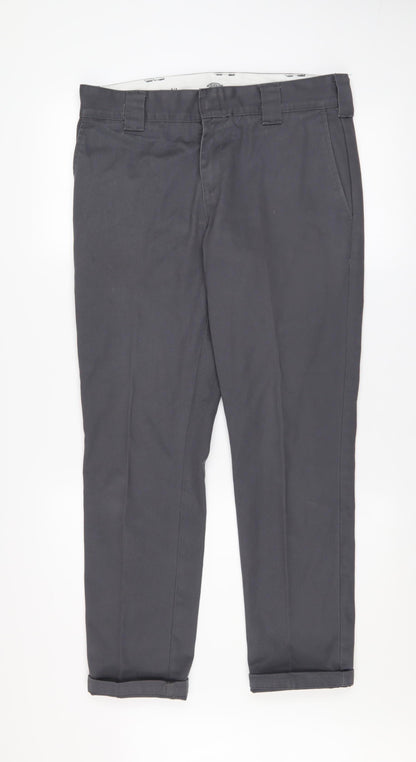 Mens UK Size M Dickies Slim Fit Chino Grey Trousers